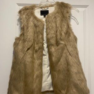 Banana Republic Faux Fur Vest